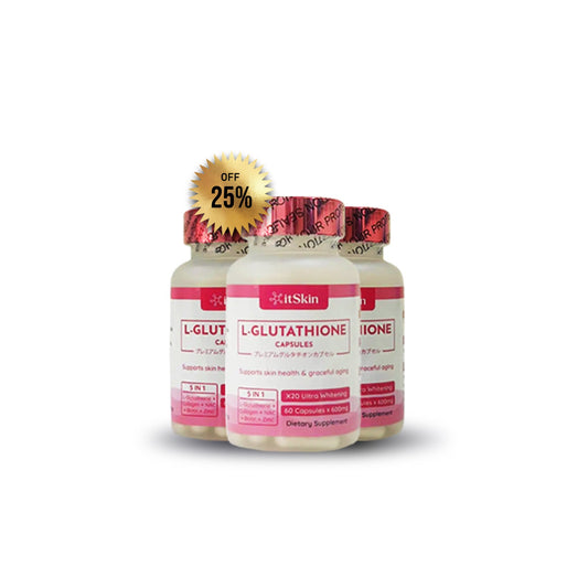 ✨ L-Glutathione Skin Brightening Capsules – Glow From Within 💊 (PACK OF 2)