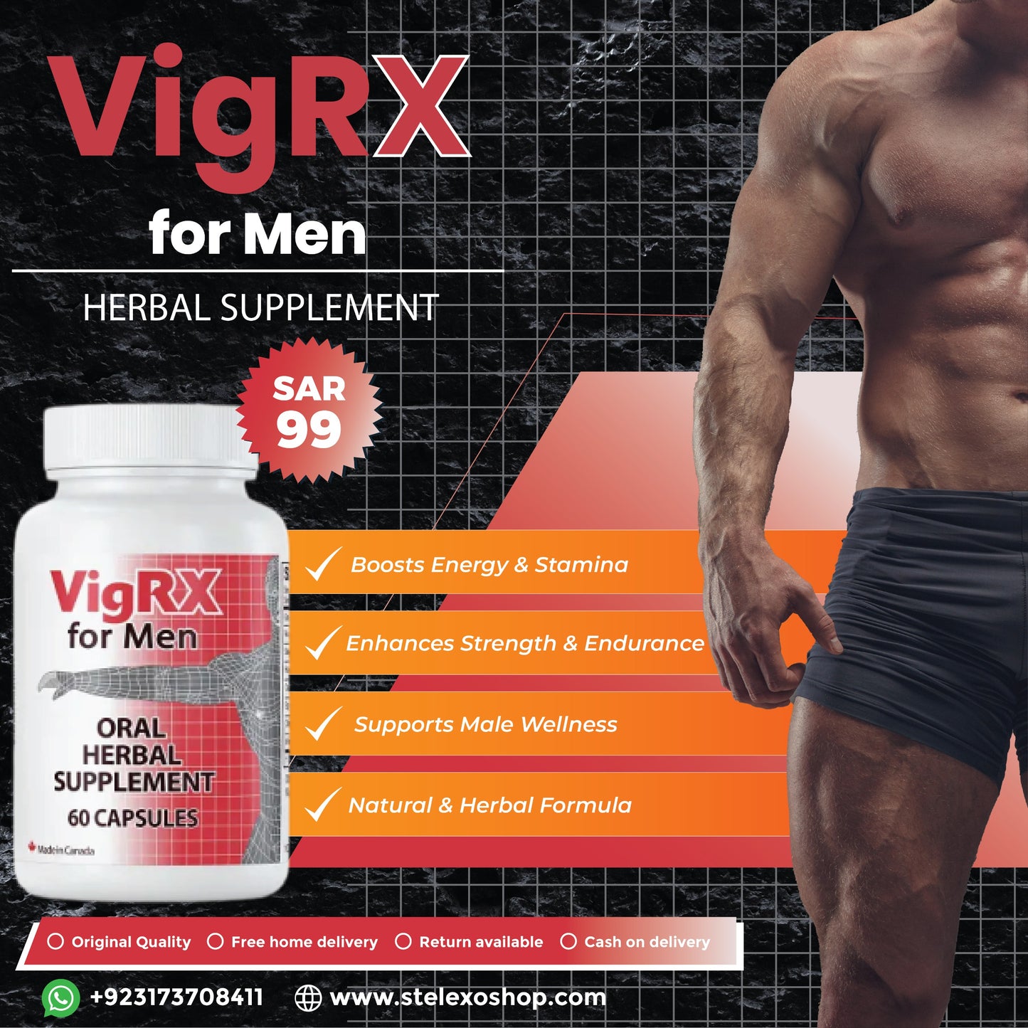 πͺ VigRX for Men β Herbal Performance & Vitality Supplement