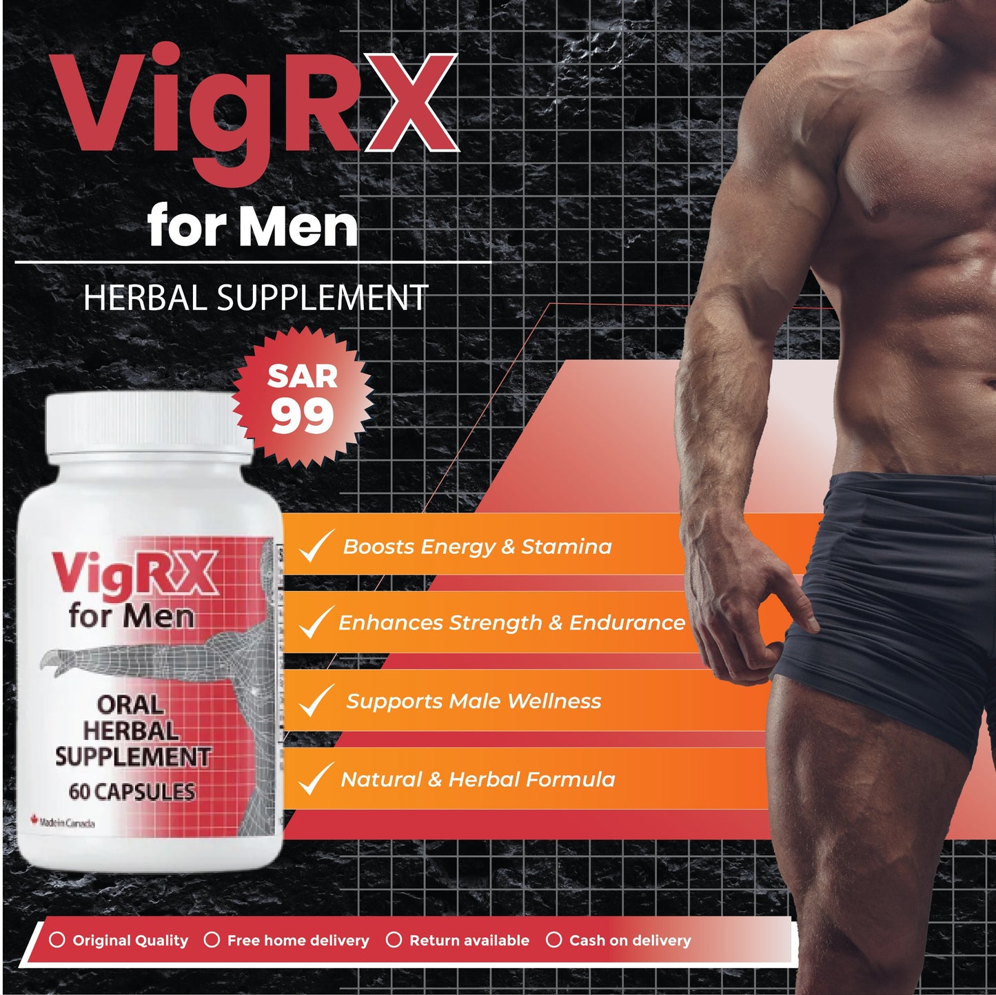 πͺ VigRX for Men β Herbal Performance & Vitality Supplement