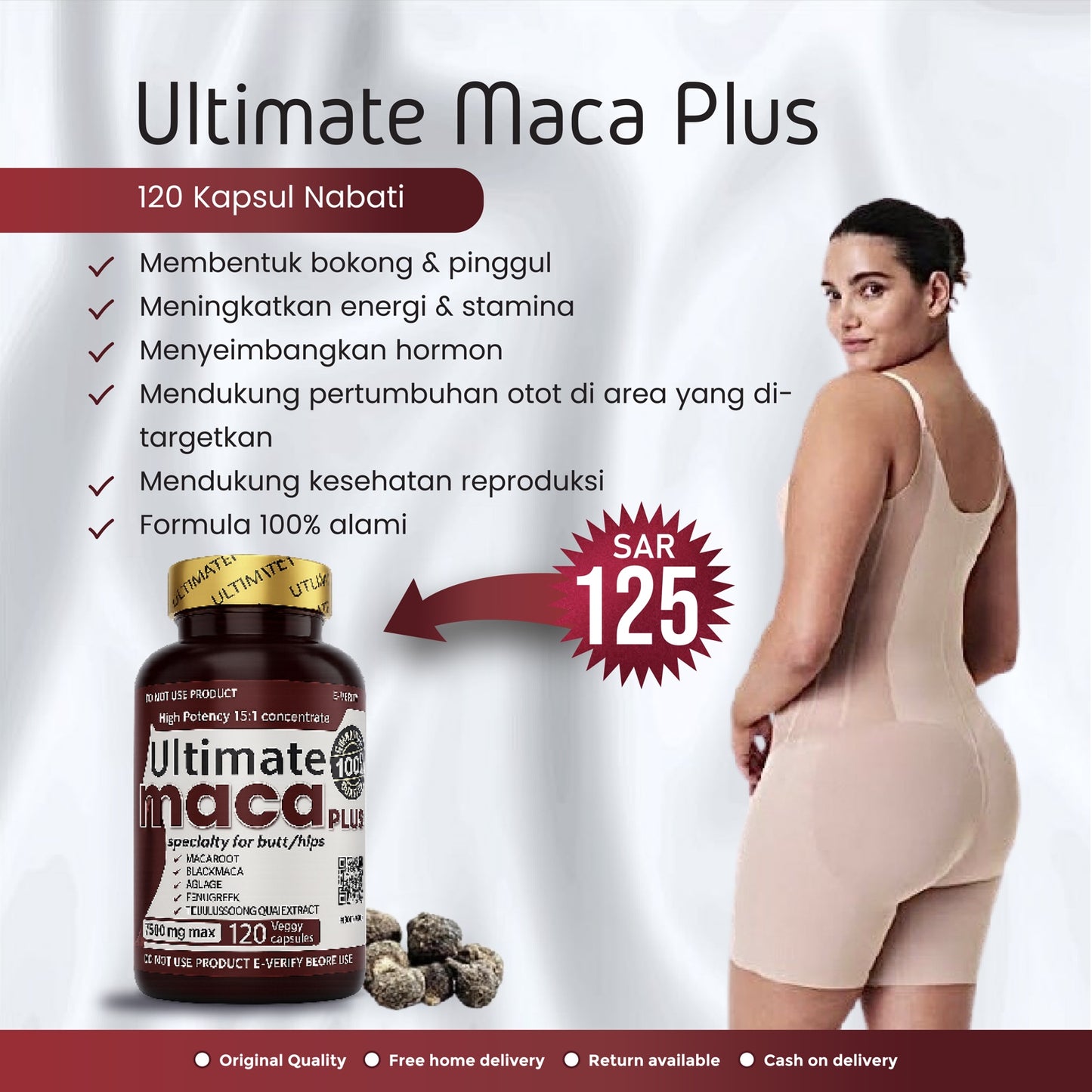 🌿 Maca Root Capsules – Natural Energy & Vitality Support