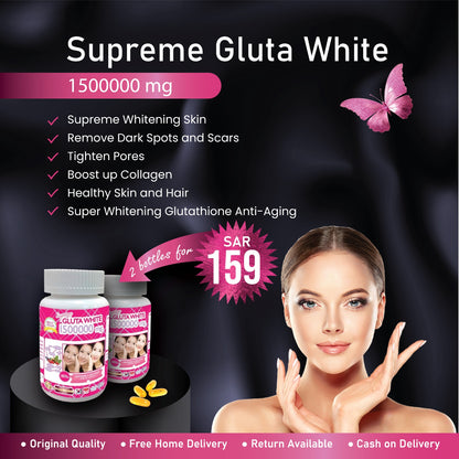 Supreme Gluta White – Advanced Skin Brightening & Whitening Formula ✨🌸
