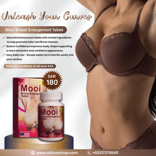 🌸 Mooi Breast Enlargement Tablets | Natural Herbal Formula 💊
