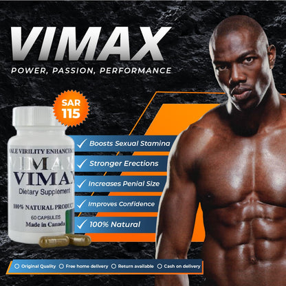 Vimax – Maximum Strength Vitality & Performance Formula 💪🔥